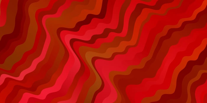 Light Red, Yellow vector background with lines.