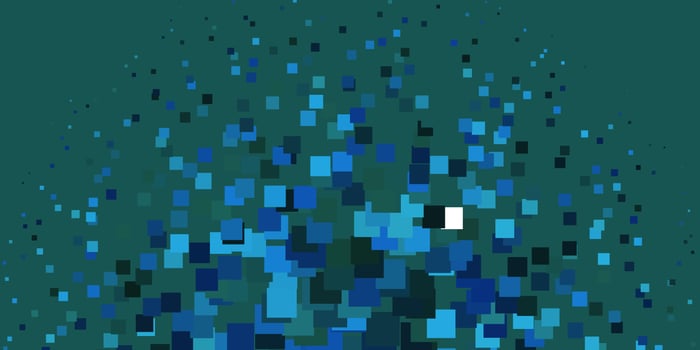 Light Blue, Green vector background with rectangles.