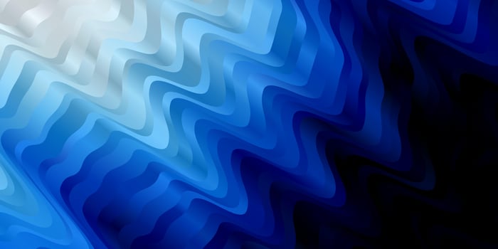 Dark BLUE vector pattern with wry lines.