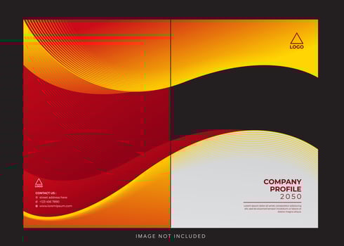 business corporate company profile cover vector