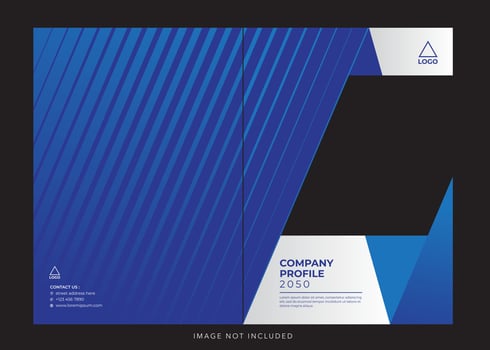 business corporate company profile cover vector