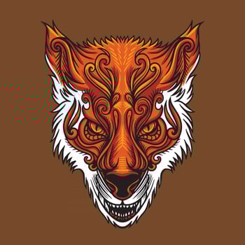 Fox Head Vector