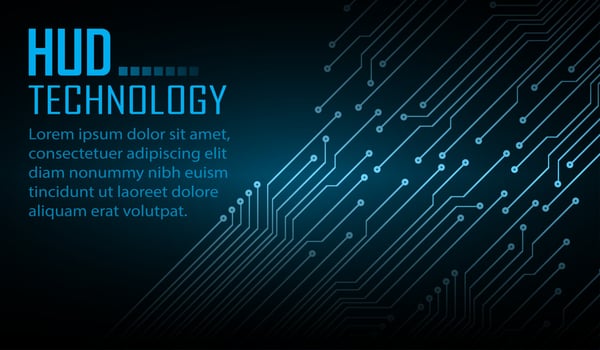 cyber circuit future technology concept background vector