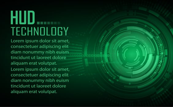 cyber circuit future technology concept background vector