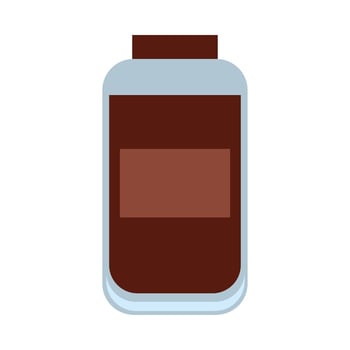 Isolated coffee jar vector design