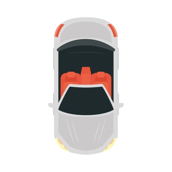 car vehicle top view vector design