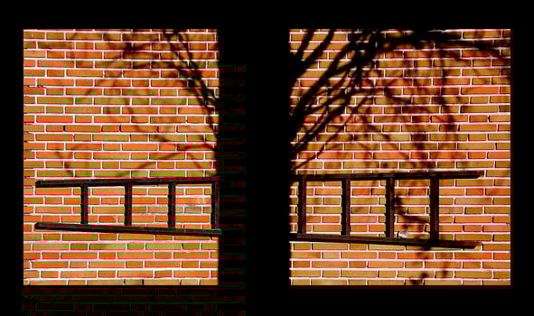 Ladder and drop shadow photo