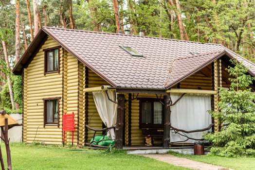 Vacation rental forest lodge countryside cabin by the lake photo