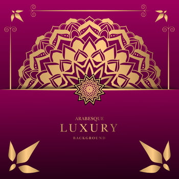 Luxury mandala design vector