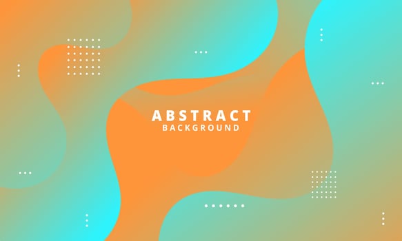Abstract Colorful Fluid Wave Background vector
