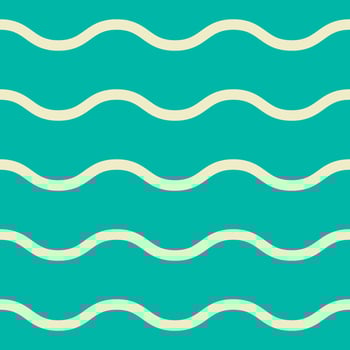 Modern Abstract Waves Seamless Repeat Pattern vector