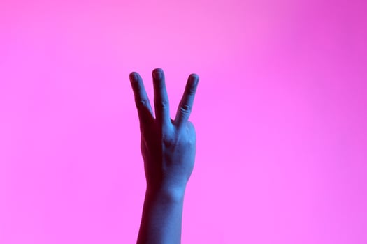 Hands in Vivid Light photo