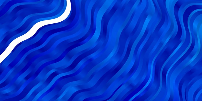 Light BLUE vector background with bent lines.