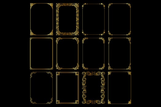 vintage frames vector