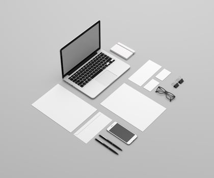 Perspective Stationary Mockup photo