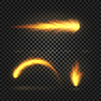 Realistic fire flames vector eps 10