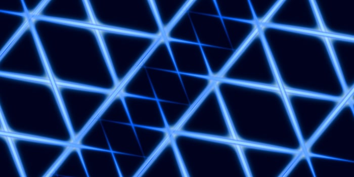 abstract light lines glowing lines on a dark background photo