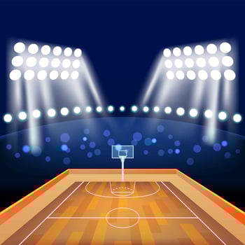 Basketball Stadium Background vector