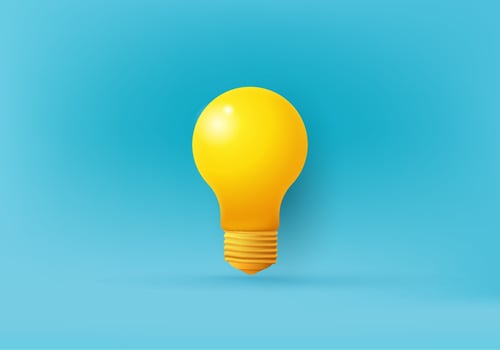 bulb creative idea creativity, New idea and concept with light bulb vector