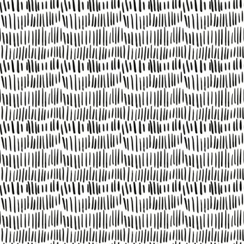 Abstract minimalist seamless pattern grunge short thick dashed lines. vector