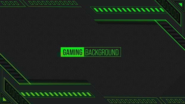 modern green gaming background pattern background vector