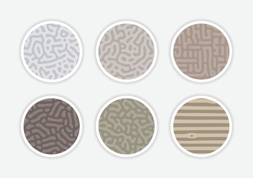 Collection of abstract turing cover story vector