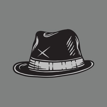 Hat drawing illustration vector