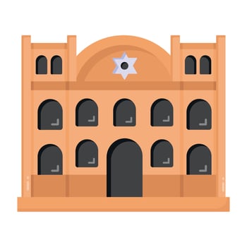 Jewish Land mark vector