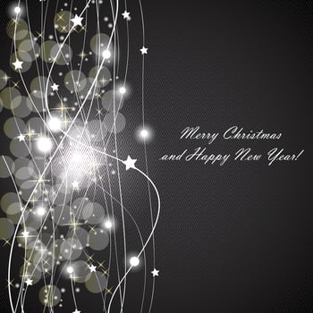 Abstract Beauty Christmas and New Year Background. vector