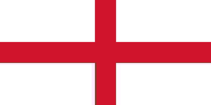 English Flag of England vector