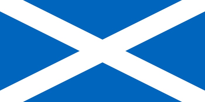 Scottish Flag of Scotland vector