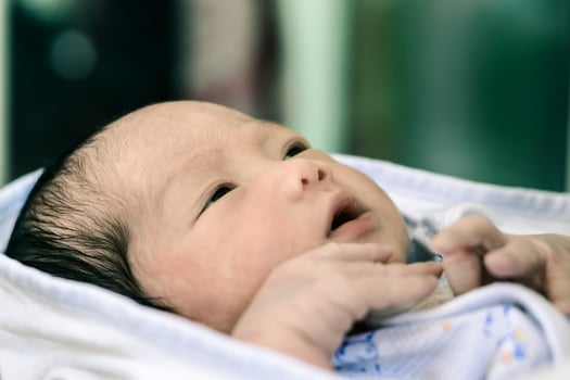 cute newborn baby photo
