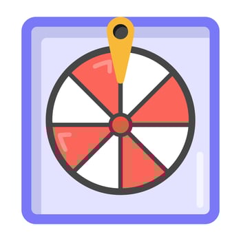 Lucky Casino Wheel vector