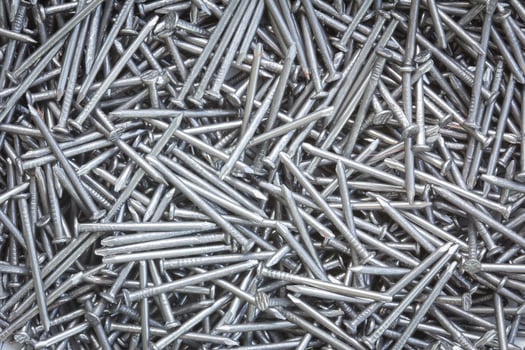 background of carpentry shiny nails photo