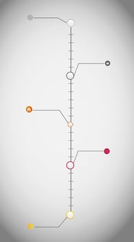 Timeline infographic business template vector illustration