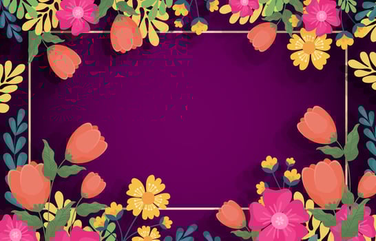 Summer Flower Background vector