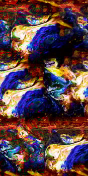 Beauty of Abstract Seamless Tileable Ink Spread photo