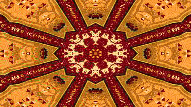 Ethnic Authentic Carpet Kaleidoscope photo