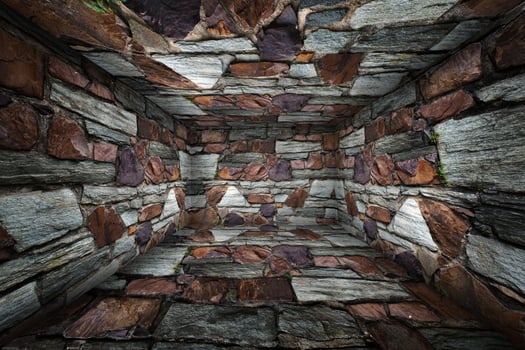 Abstract Urban Interior Brick Room Stage photo