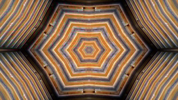 Colorful Hypnotic  Symmetric Kaleidoscope photo