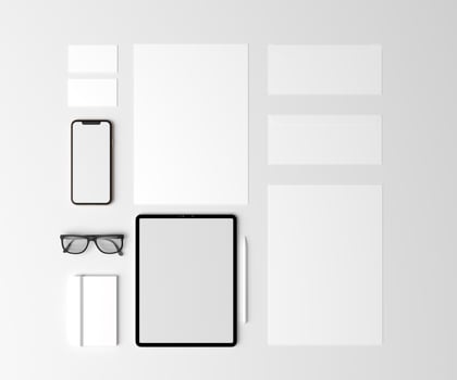 Minimal Stationery Mockup photo