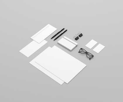 Perspective Stationery Mockup photo