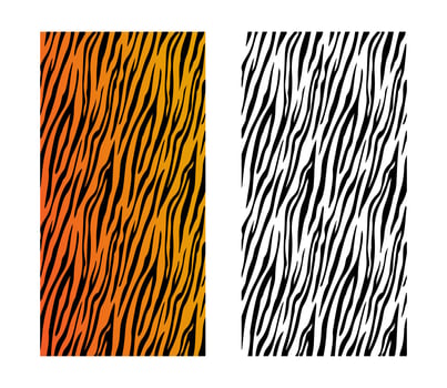 Tiger skin pattern illustration vector