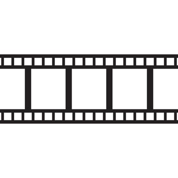 film stripes icon vector  template