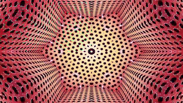 Colorful Hypnotic  Symmetric Kaleidoscope photo