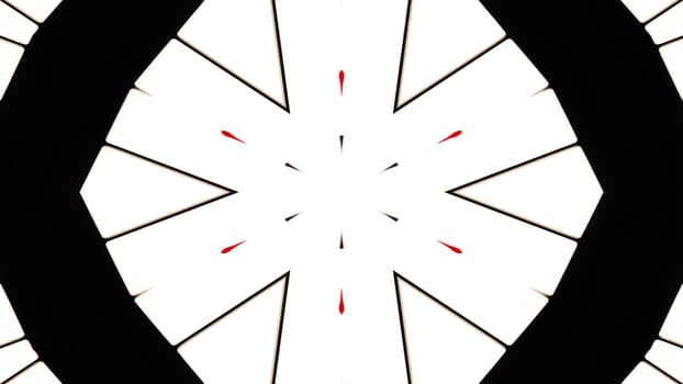 Colorful Hypnotic  Symmetric Kaleidoscope photo