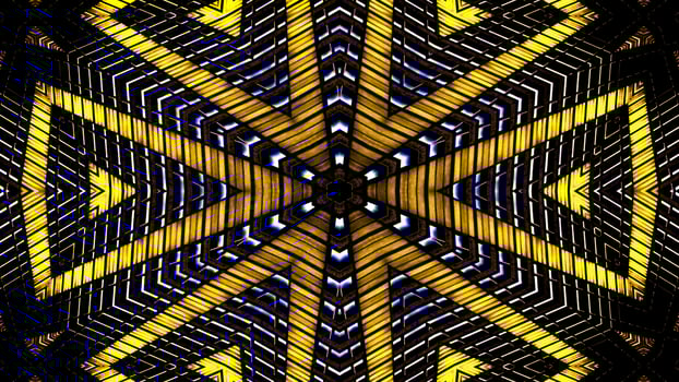 Colorful Hypnotic  Symmetric Kaleidoscope photo
