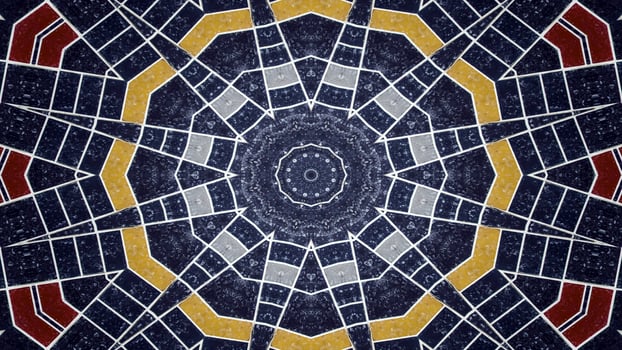 Colorful Hypnotic  Symmetric Kaleidoscope photo