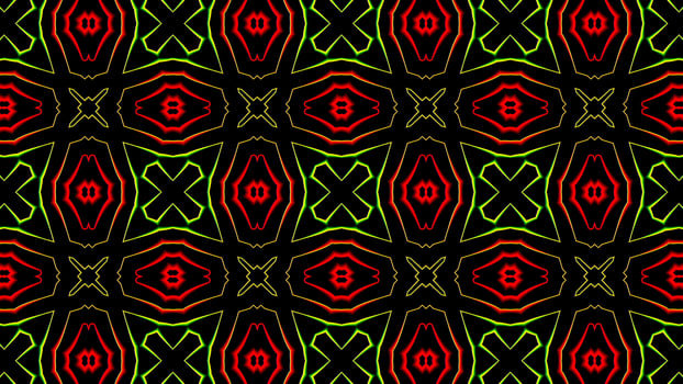 Colorful Shiny and Hypnotic Kaleidoscope photo