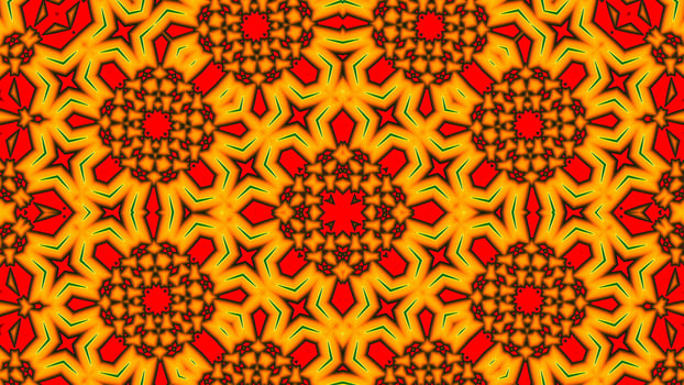 Colorful Shiny and Hypnotic Kaleidoscope photo